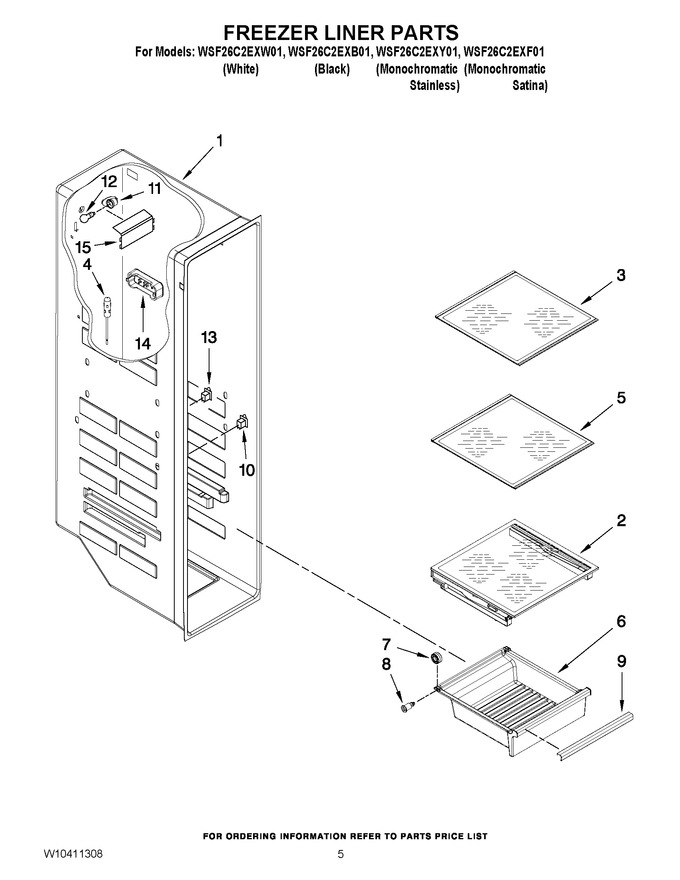 Diagram for WSF26C2EXF01