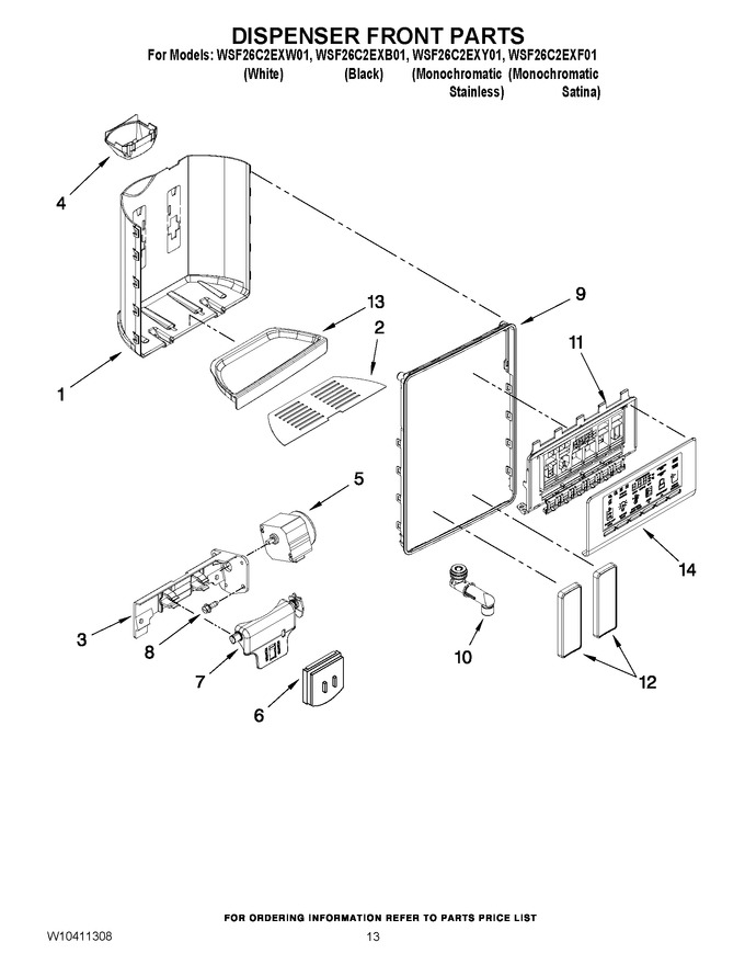 Diagram for WSF26C2EXW01