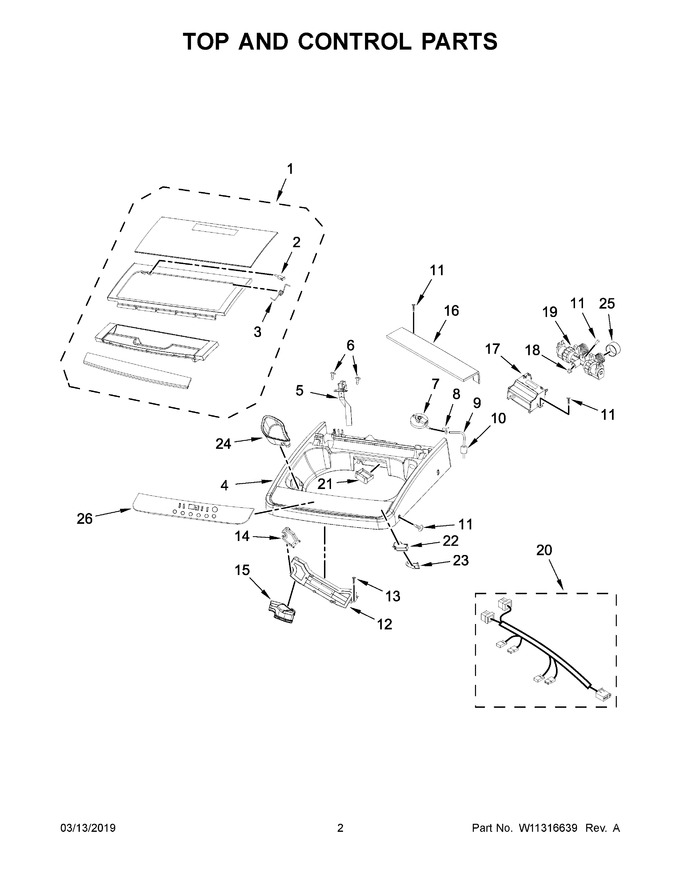 Diagram for WTW2000HW0