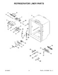 Diagram for 03 - Refrigerator Liner Parts