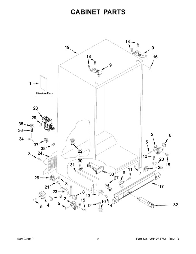 Diagram for WRS315SDHW01