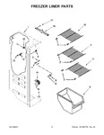 Diagram for 05 - Freezer Liner Parts