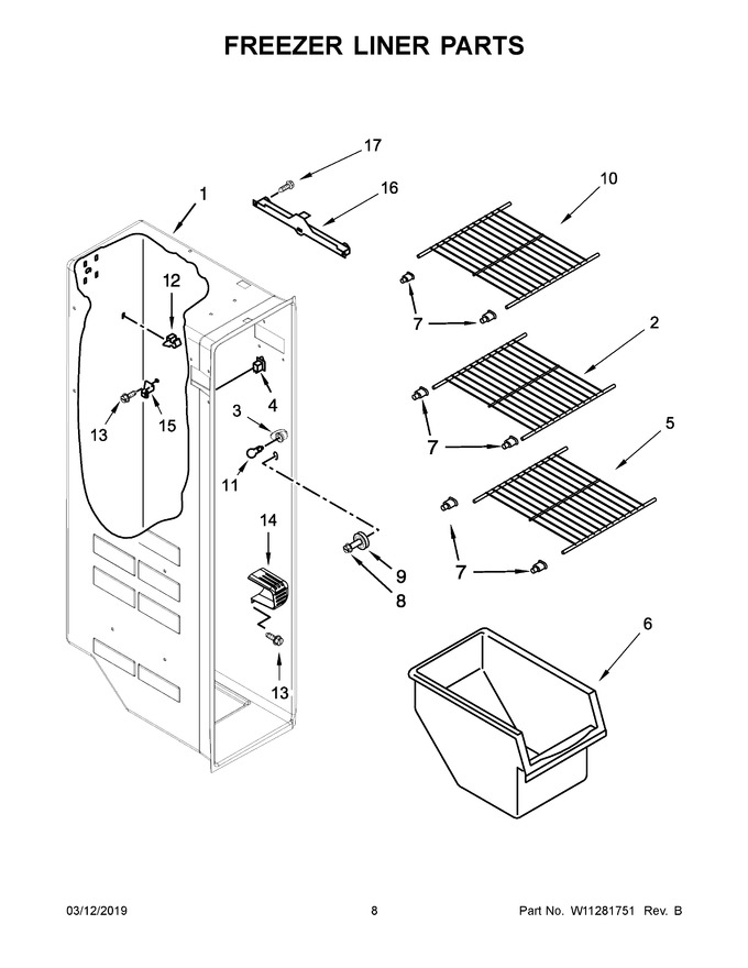 Diagram for WRS315SDHW01