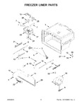 Diagram for 04 - Freezer Liner Parts