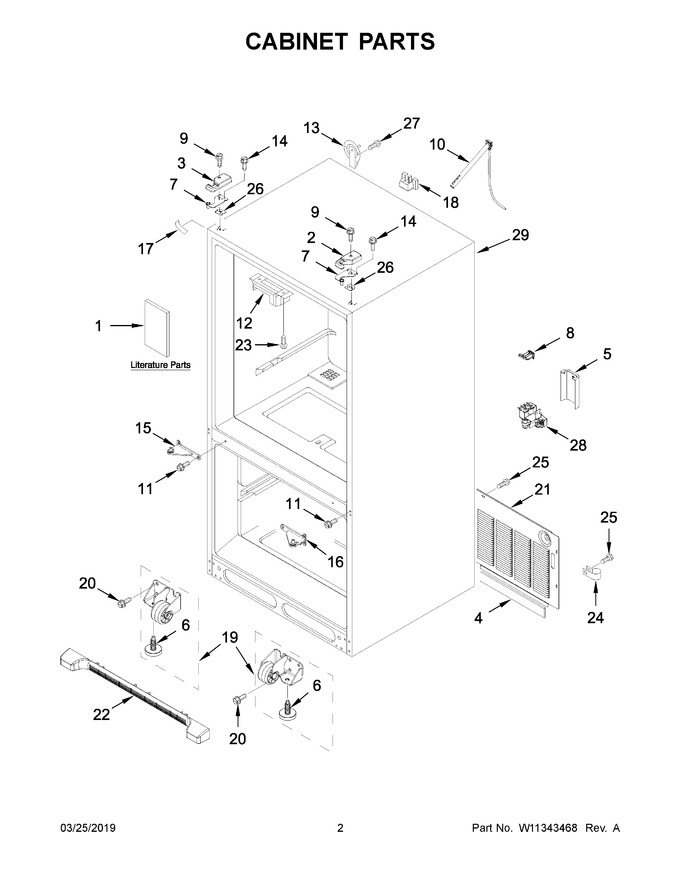 Diagram for WRF535SWHW01