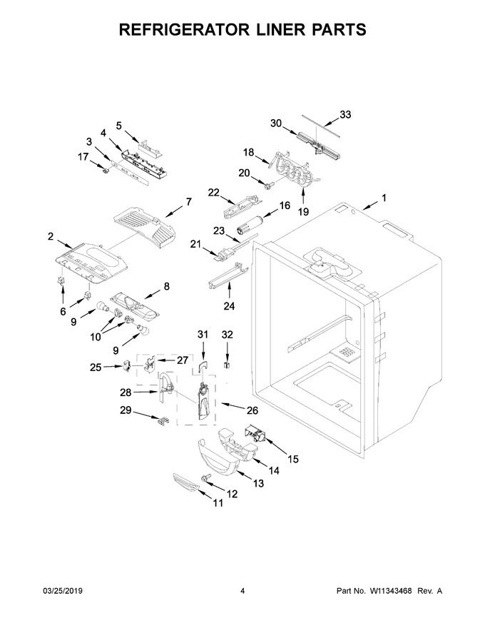 Diagram for WRF535SWHB01