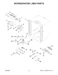 Diagram for 03 - Refrigerator Liner Parts