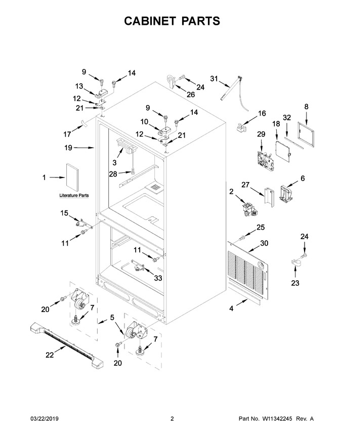 Diagram for WRF540CWHZ02