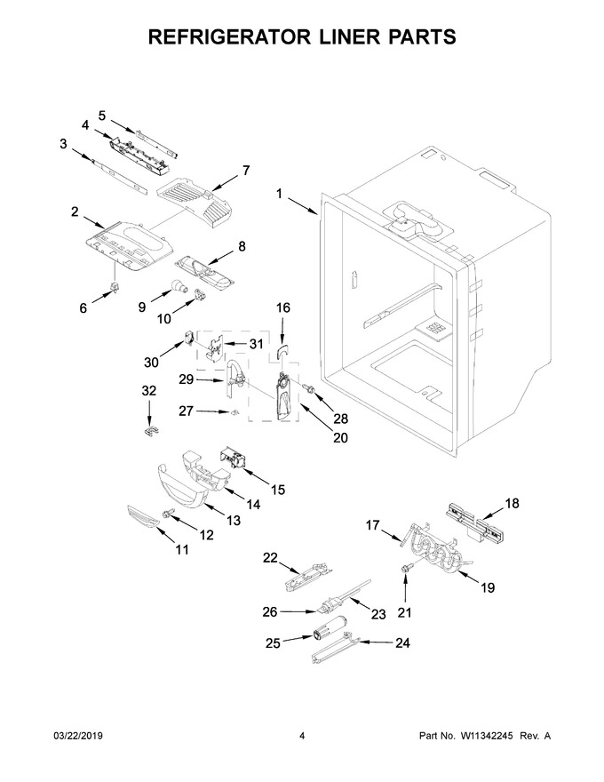 Diagram for WRF540CWHZ02