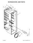 Diagram for 03 - Refrigerator Liner Parts