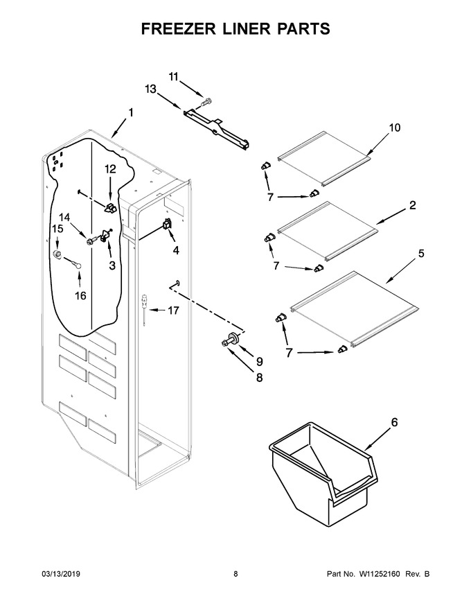 Diagram for WRS325SDHW01