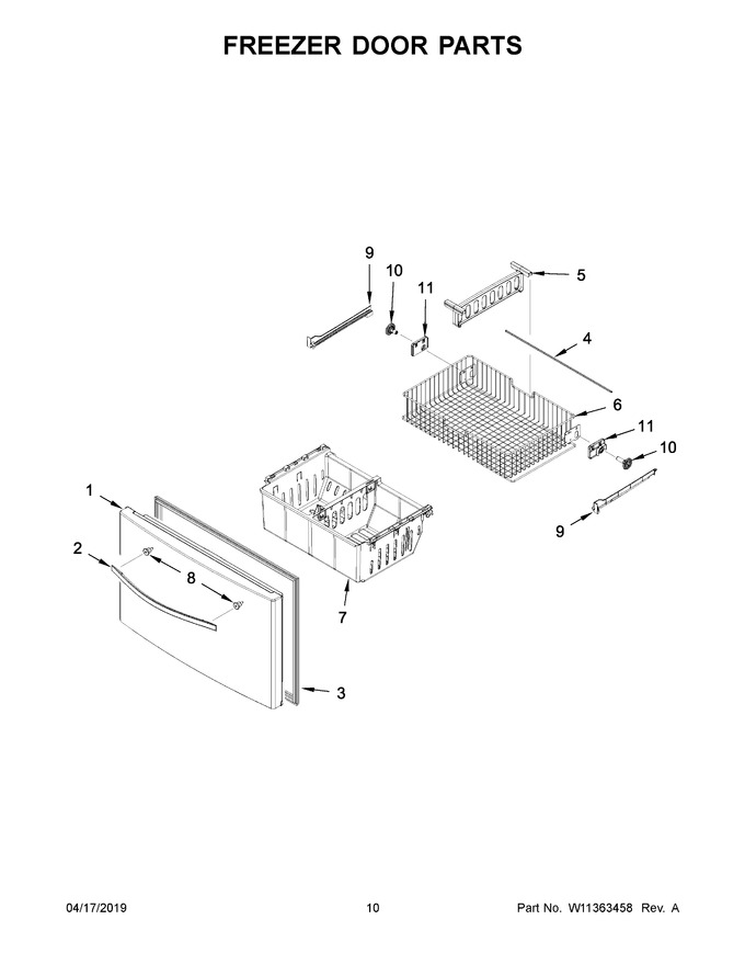 Diagram for WRF555SDHW01