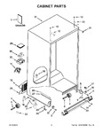 Diagram for 02 - Cabinet Parts