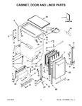 Diagram for 02 - Cabinet, Door And Liner Parts