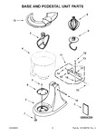 Diagram for 03 - Base And Pedestal Unit Parts