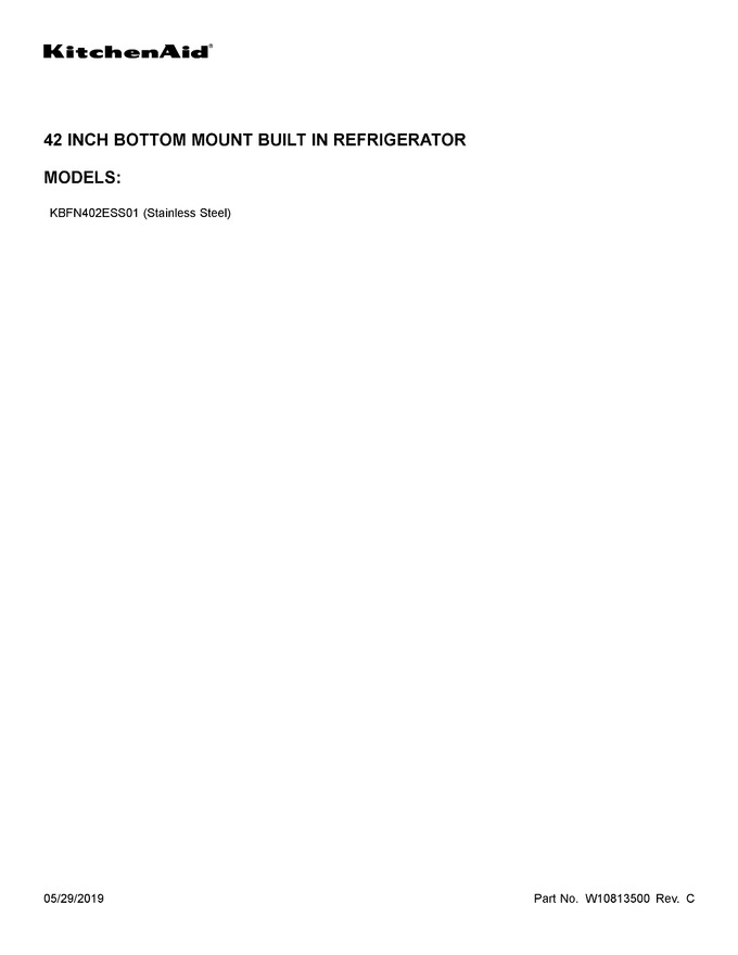 Diagram for KBFN402ESS01