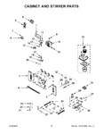 Diagram for 06 - Cabinet And Stirrer Parts