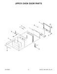 Diagram for 04 - Upper Oven Door Parts