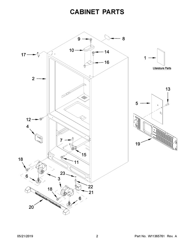 Diagram for WRB119WFBW01