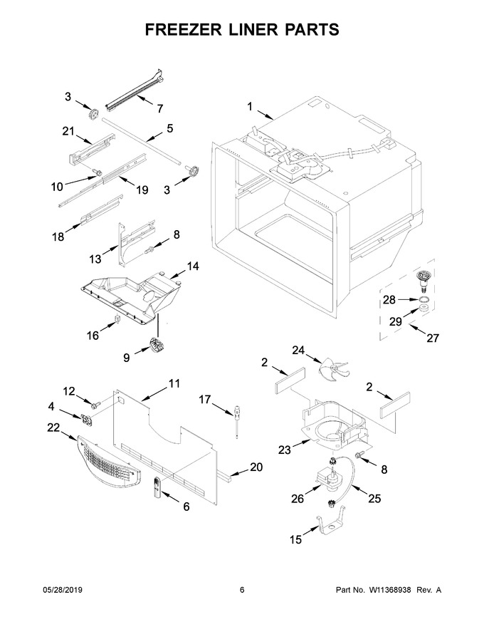 Diagram for WRB329DFBW01