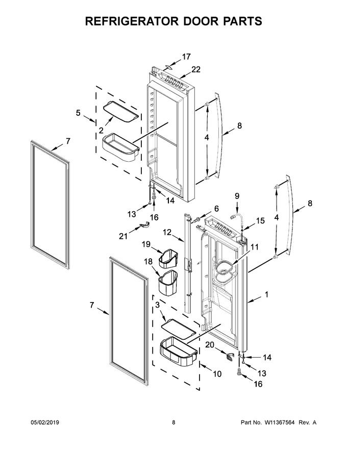 Diagram for WRF550CDHZ02