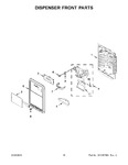 Diagram for 09 - Dispenser Front Parts