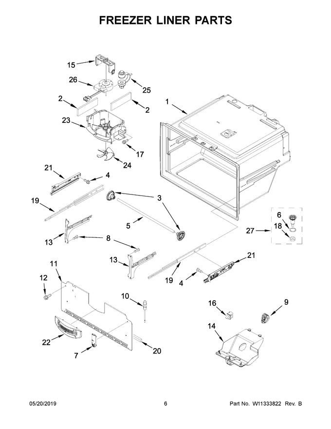 Diagram for WRX735SDHV01