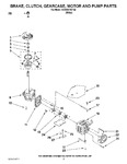 Diagram for 04 - Brake, Clutch, Gearcase, Motor And Pump Parts