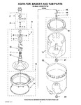 Diagram for 03 - Agitator, Basket And Tub Parts