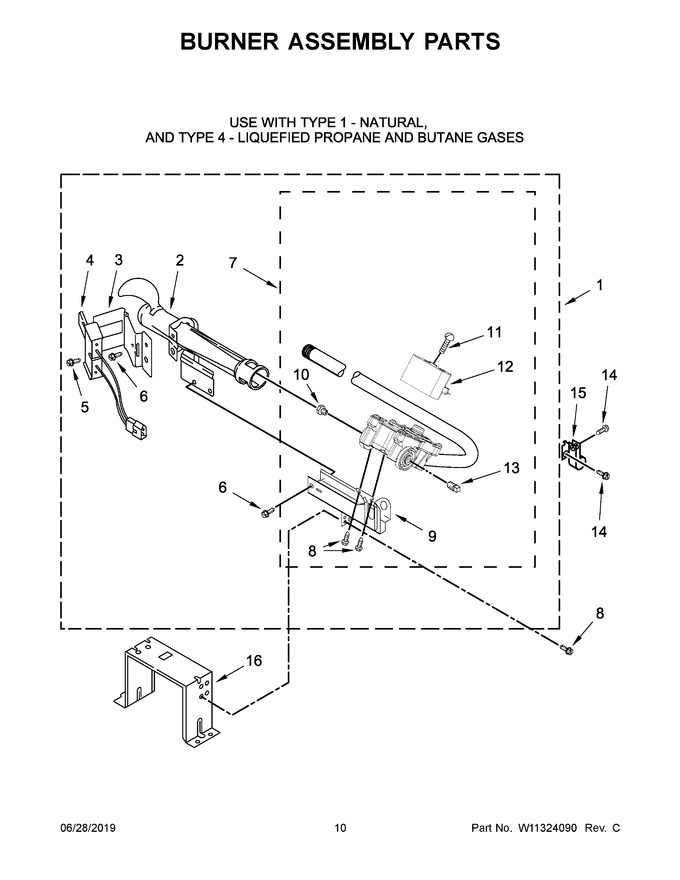 Diagram for WGD6620HW0