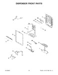 Diagram for 09 - Dispenser Front Parts