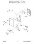 Diagram for 09 - Dispenser Front Parts