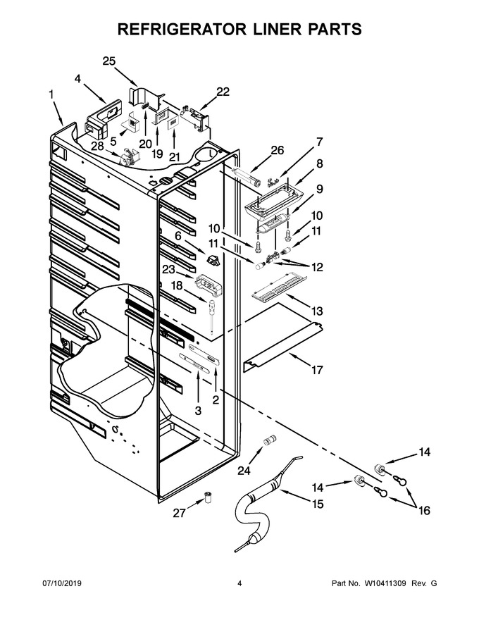 Diagram for WSF26C3EXF01