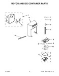 Diagram for 06 - Motor And Ice Container Parts