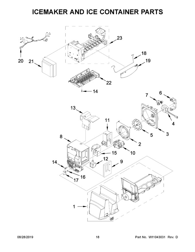 Diagram for WRF555SDHB00