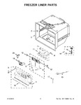 Diagram for 04 - Freezer Liner Parts