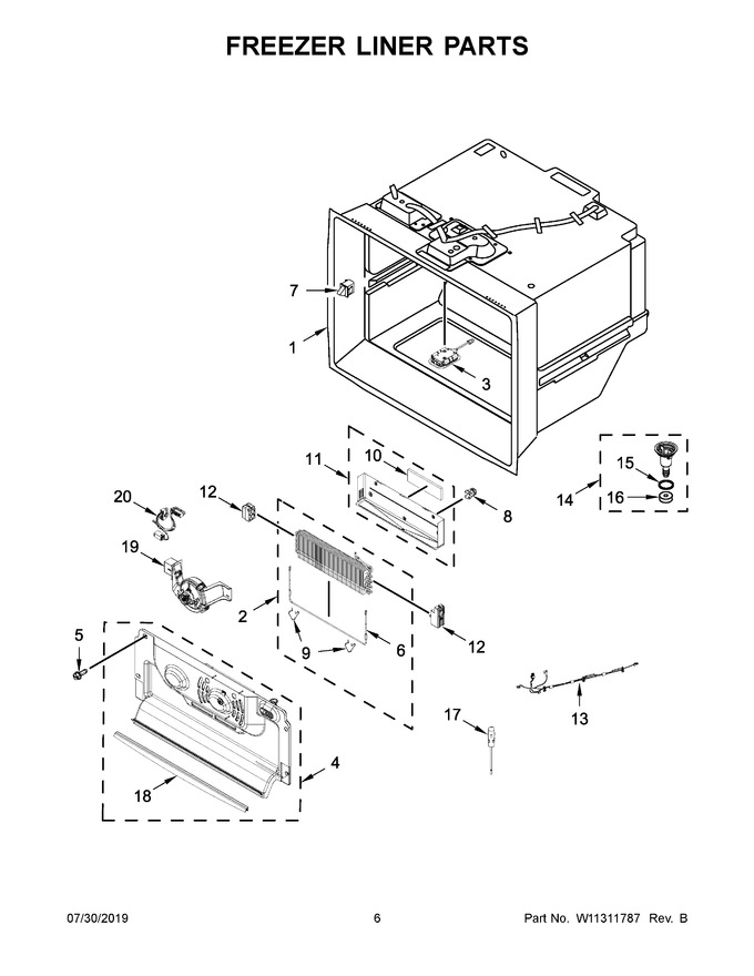 Diagram for WRF954CIHZ01