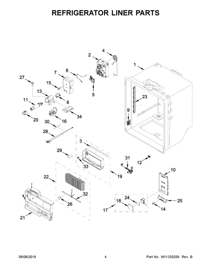 Diagram for WRF954CIHZ02