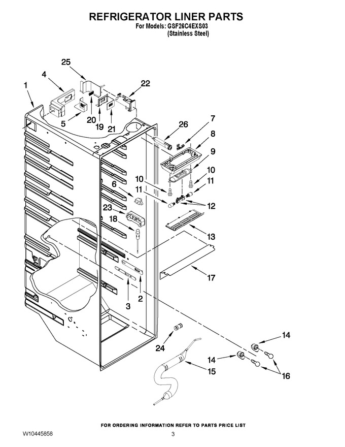 Diagram for GSF26C4EXS03