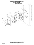 Diagram for 08 - Dispenser Front Parts