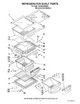 Diagram for 03 - Refrigerator Shelf Parts