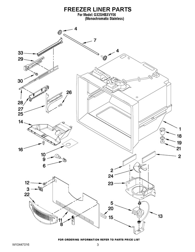 Diagram for GX2SHBXVY06