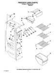 Diagram for 04 - Freezer Liner Parts