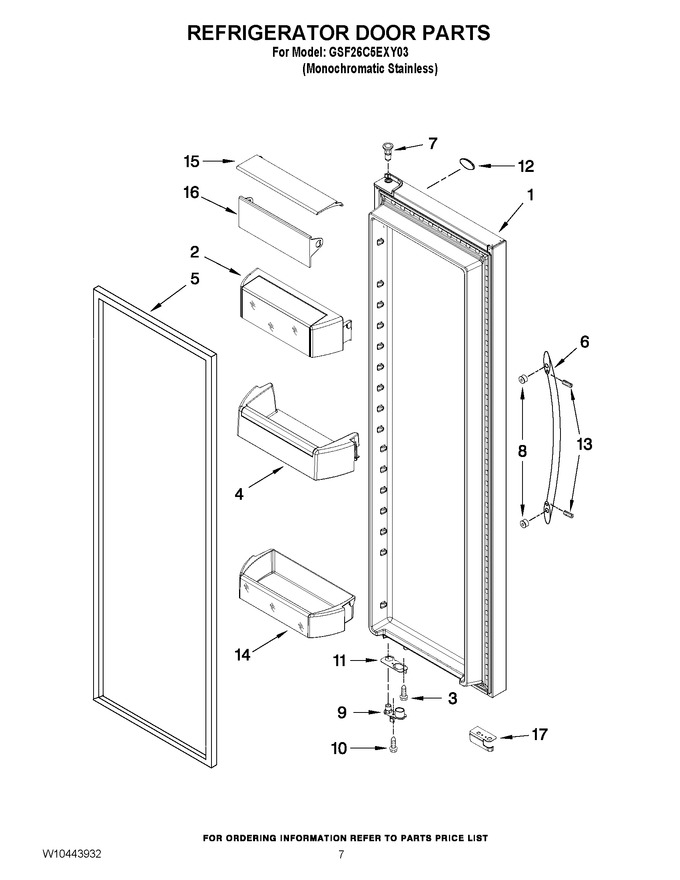 Diagram for GSF26C5EXY03