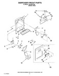 Diagram for 08 - Dispenser Front Parts