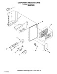 Diagram for 08 - Dispenser Front Parts