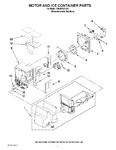 Diagram for 04 - Motor And Ice Container Parts