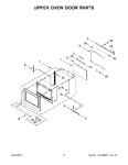 Diagram for 04 - Upper Oven Door Parts