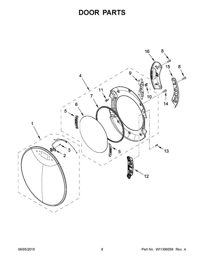 Diagram for WGD9620HC1