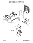 Diagram for 09 - Dispenser Front Parts